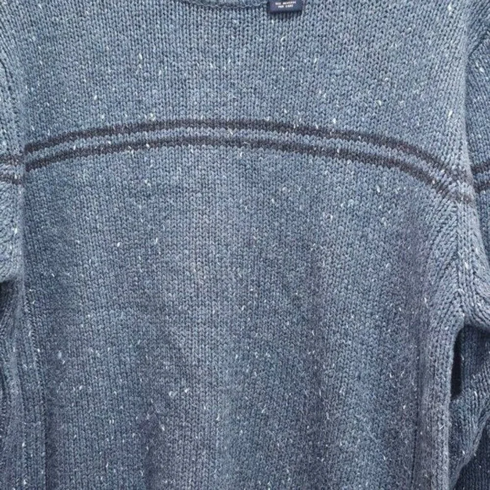 NG Men's XL Blue Knit Sweater - Vintage Style Made In Hong Kong - Picture 6 of 15
